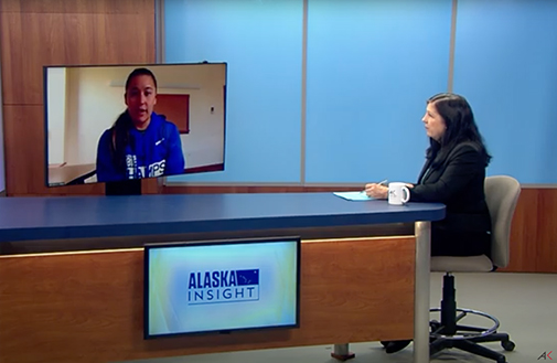 portrait of Sue during Alaska field work